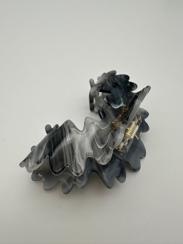 Bow Clip | Marbled Space-Grey